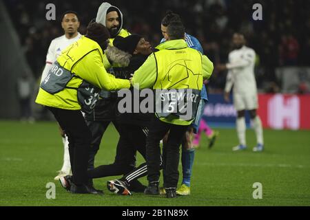 Lyon, France. 26th Feb, 2020. Stricker in action during the Round of 16 of the Champions League Olympique Lyonnais against Juventus of Turin at the GroupeAma Stadium in Lyon - France.Lyon won 1-0 Credit: Pierre Stevenin/ZUMA Wire/Alamy Live News Stock Photo