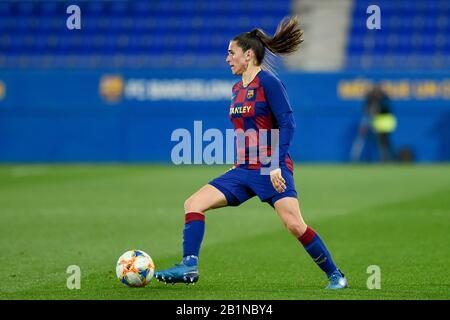 Barcelona, Spain. 26th Feb, 2020. Pereira of FC Barcelona during Spanish Copa de la Reina quarter final match between FC Barcelona Ladies and Deportivo Ladies at Johan Cruyff Stadium on February 26, 2020 in Barcelona, Spain. (Photo by DAX/ESPA-Images) Credit: European Sports Photographic Agency/Alamy Live News Stock Photo