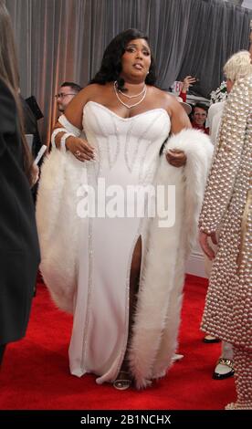 62nd Annual GRAMMY Awards Arrivals 2020 held at the Staples Center in Los Angeles California. Featuring: Lizzo Where: Los Angeles, California, United States When: 26 Jan 2020 Credit: Adriana M. Barraza/WENN Stock Photo
