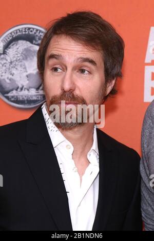 New York, NY, USA. 26th Feb, 2020. Sam Rockwell at the photo call for the Broadway play American Buffalo at the Atlantic Theater Company on February 26, 2020 in New York City. Credit: Joseph Marzullo/Media Punch/Alamy Live News Stock Photo