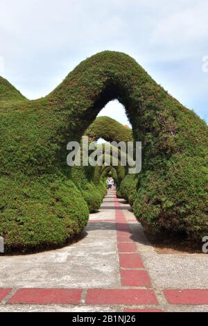 Catholic church of zarcero Costa Rica Stock Photo