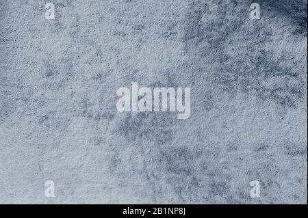 plain plush texture of blue fleece carpet Stock Photo