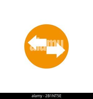 Incoming and outgoing calls sign. Upload. Download arrow symbol. Triangular low poly button with flat icon. Vector eps10 Stock Vector