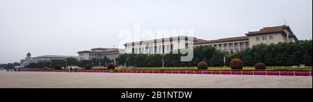 BEIJING, ?HINA - JUNE 01, 2019: Tiananmen Square - located in the center of Beijing - the capital of the People's Republic of China Stock Photo