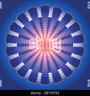 Virus graphic illustration, vector design Stock Vector