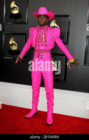 62nd Annual GRAMMY Awards Arrivals 2020 held at the Staples Center in Los Angeles California. Featuring: Lil Nas X Where: Los Angeles, California, United States When: 26 Jan 2020 Credit: Adriana M. Barraza/WENN Stock Photo