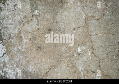 The texture of old dirty concrete wall for background, Vintage look wall texture background Stock Photo