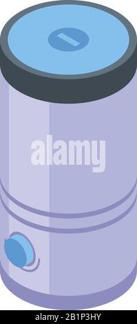 Air humidifier icon, isometric style Stock Vector