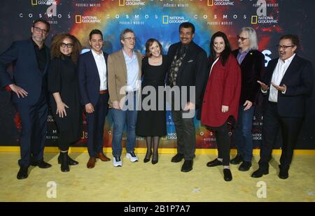 Westwood, Ca. 26th Feb, 2020. Producers, at National Geographic's 'Cosmos: Possible Worlds' Los Angeles Premiere at Royce Hall, UCLA in Westwood California on February 26, 2020. Credit: Faye Sadou/Media Punch/Alamy Live News Stock Photo