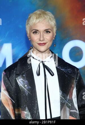 Westwood, Ca. 26th Feb, 2020. Alyson Stoner, at National Geographic's 'Cosmos: Possible Worlds' Los Angeles Premiere at Royce Hall, UCLA in Westwood California on February 26, 2020. Credit: Faye Sadou/Media Punch/Alamy Live News Stock Photo