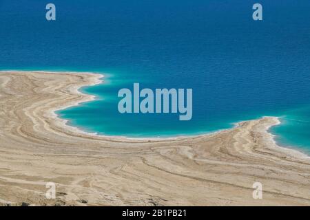 Nördliches Totes Meer nahe Mitzpe Shalem, Israel Stock Photo