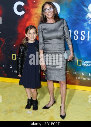 Westwood, United States. 26th Feb, 2020. WESTWOOD, LOS ANGELES, CALIFORNIA, USA - FEBRUARY 26: Lynda Obst arrives at the Los Angeles Premiere Of National Geographic's 'Cosmos: Possible Worlds' held at Royce Hall at the University of California, Los Angeles (UCLA) on February 26, 2020 in Westwood, Los Angeles, California, United States. (Photo by Xavier Collin/Image Press Agency) Credit: Image Press Agency/Alamy Live News Stock Photo