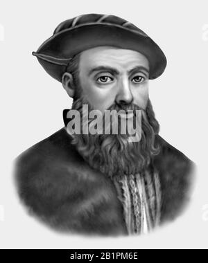 Ferdinand Magellan c1480-1521 Portuguese Navigator Stock Photo