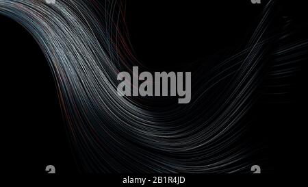 3d Rendering of Abstract Lines Background Texture. Stock Photo