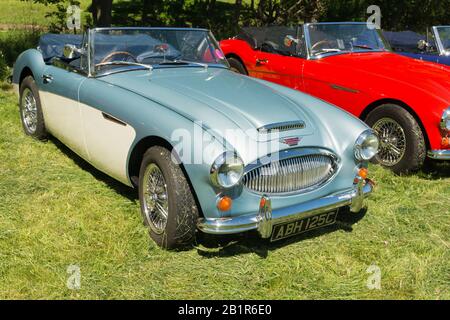 Austin Healey 3000 Mark 3 vintage British sports car a classic automobile built from 1959 to 1967 Stock Photo
