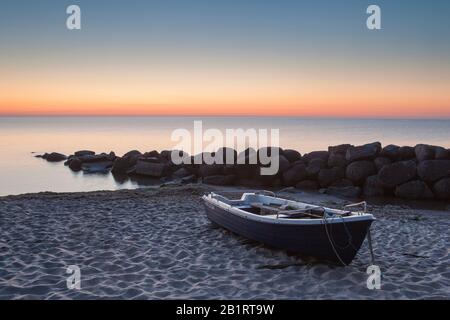 Thiessow Beach, Mönchgut Peninsula, Ruegen Island, Mecklenburg-West Pomerania, Germany Stock Photo