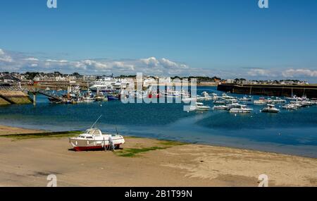 Port of Quiberon, Cote Sauvage, Morbihan, Bretagne, France Stock Photo