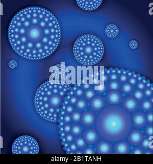 Virus graphic illustration, vector design Stock Vector