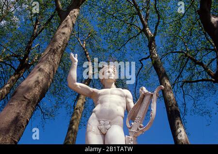 Statue in the garden at the palace of Versailles Palace. Yvelines. France Stock Photo