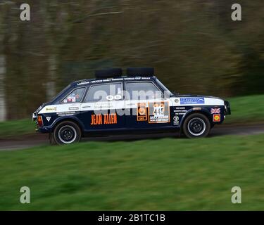 Bron Burrell, Austin Maxi 1750, Puff the Magic Wagon, Race Retro, NAEC, National Agricultural Exhibition Centre, Stoneleigh Park, Warwickshire, Englan Stock Photo