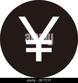 Yen Sign Icon, Yen vector illustration for graphic and web design. Stock Vector