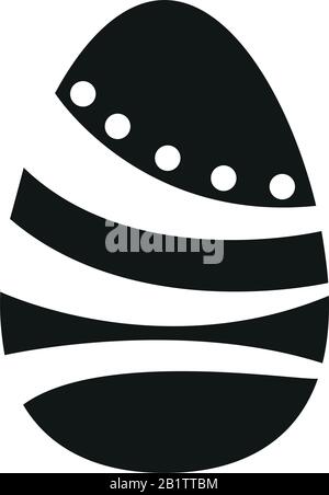 Isolated decorated easter eggs Stock Vector