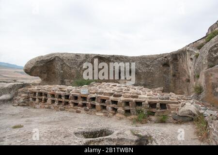 Caves town in Georgia tourist travel attraction Stock Photo