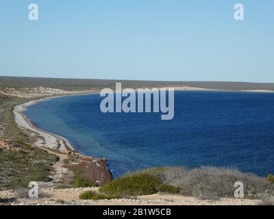 Eagle Bluff Denham Shark bay, Western Australia Stock Photo