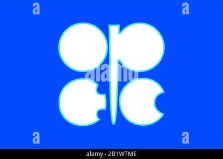 Organization of Petroleum Exporting Countries OPEC, logo Stock Vector