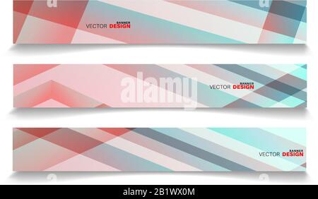 set banner abstract background . vector editable for your design Stock Vector