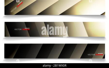 set banner abstract background . vector editable for your design Stock Vector