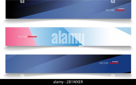 banner background. vector design of abstract material. illustration of light effects Stock Vector
