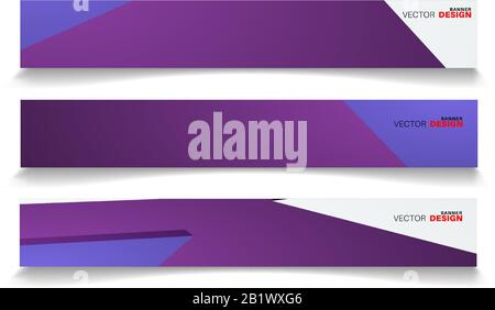 set banner abstract background . vector editable for your design Stock Vector