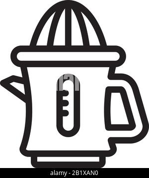 Citrus Juicer icon template black color editable. Citrus Juicer icon symbol Flat vector illustration for graphic and web design. Stock Vector