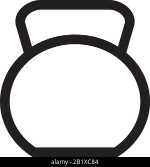 Dumbbells barbell muscle lifting icon template black color editable. Dumbbells barbell muscle lifting icon symbol Flat vector illustration for graphic Stock Vector