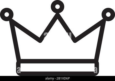 crown graphic design template vector isolated Stock Vector Image & Art ...
