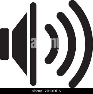 Stereo Speaker Icon template black color editable. Stereo Speaker Icon symbol Flat vector illustration for graphic and web design. Stock Vector