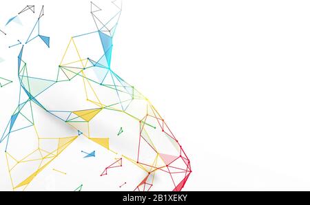 Sport backgrounds. Runner legs sport form lines, triangles and particle style design Stock Vector