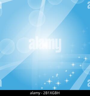 Light colored abstract background with circles, stars and lines. Suitable for festivals and packages. Vector illustration Stock Vector