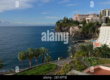 Hotel ´Reid’s Palace´, Estrada Monumental, Funchal, Madeira, Portugal Stock Photo