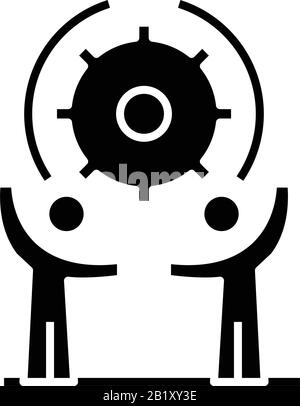 Common strategy black glyph icon Stock Vector Image & Art - Alamy