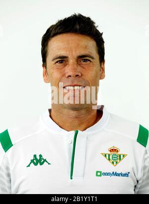 Football Spain - La Liga Santander 2019-2020 / ( Real Betis Balompie ) -  Joan Francesc Ferrer Sicilia ' Rubi ' ,Coach of Real Betis Balompie Stock Photo