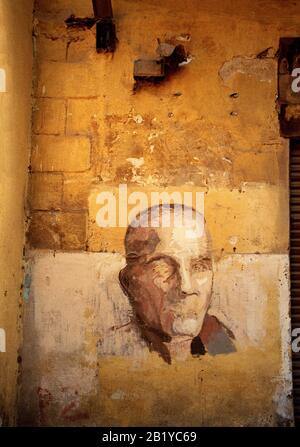 Travel Photography - Street portrait in the City of the Dead in Cairo in Egypt in North Africa. Wanderlust Stock Photo