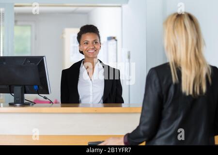 couple on a business trip Stock Photo