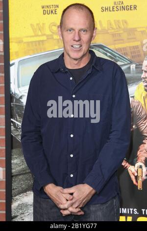 Westwood, United States. 27th Feb, 2020. WESTWOOD, LOS ANGELES, CALIFORNIA, USA - FEBRUARY 27: Brian Helgeland arrives at the Los Angeles Premiere Of Netflix's 'Spenser Confidential' held at the Regency Village Theatre on February 27, 2020 in Westwood, Los Angeles, California, United States. ( Credit: Image Press Agency/Alamy Live News Stock Photo