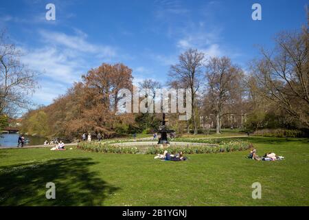 Kings Park in Malmo, Sweden Stock Photo