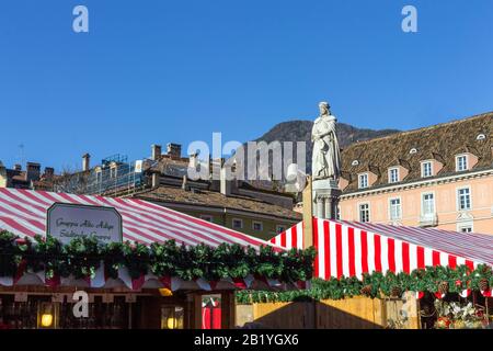 Italy, Trentino Alto Adige, Bolzano, Piazza Walther Stock Photo