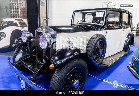 A 1933 Rolls Royce 20/25 At The Classic Car Show London 2020 Stock Photo