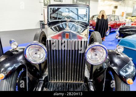 A 1933 Rolls Royce 20/25 At The Classic Car Show London 2020 Stock Photo
