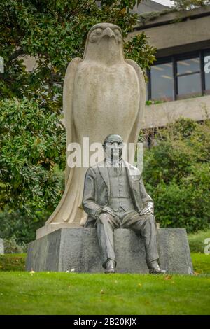 Denkmal Calouste Gulbenkian, Av. de Berna, Lissabon, Portugal Stock Photo